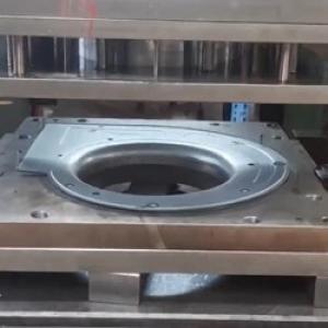 Глубокоштампованная крышка унитаза, металлическая формовка нерегулярная крышка