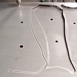   Лазерная резка нерегулярных деталей, симметричная компоновка, экономия затрат на материалы.